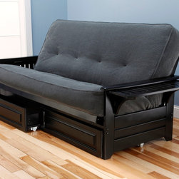 Phoenix Black Futon | Marmont Thunder Futon Mattress - Products
