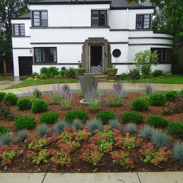 Art Deco Rain Garden