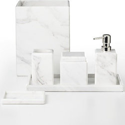 Waterworks Studio 'White Marble' Bath Accessories - Bathroom Accessories