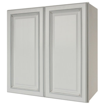 Sunny Wood RLW3030-A Riley 30"W x 30"H Double Door Wall Cabinet - White