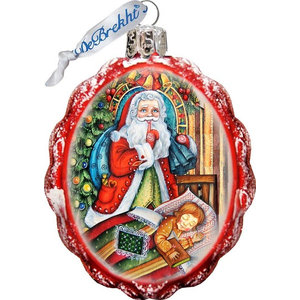 Keepsake Melchior Three Kings Scenic Glass Ornament Traditional Christmas Ornaments By G Debrekht
