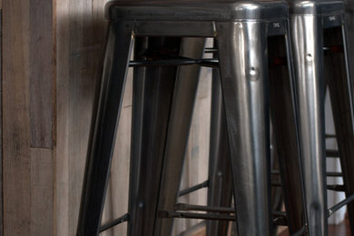Minimalist dining room photo in Austin