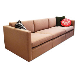 Knoll Pfister Natural Colored Sofa - Side Tables And End Tables