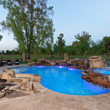 Backyard with view of golf course