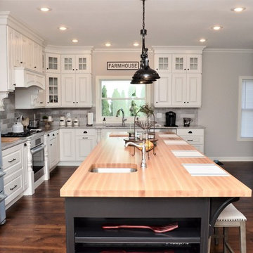 Knox, IN. Haas Cabinetry. Upscale Modern Farmhouse Inspired