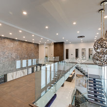 Glass banister