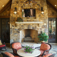 Pond side lounge