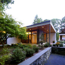 Contemporary front entry doors