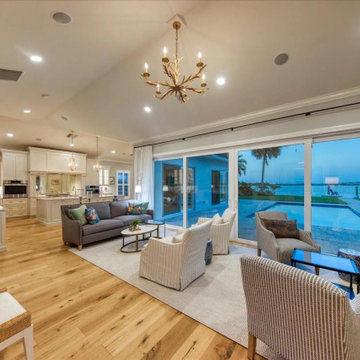 Coastal Luxury Living Room With Expansive Ocean Views