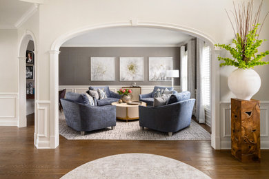 Living room - living room idea in Philadelphia