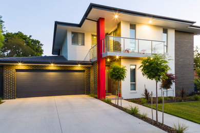 Inspiration for a modern exterior in Canberra - Queanbeyan.