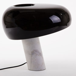 Eldon Table Lamp | Black Shade - Table Lamps