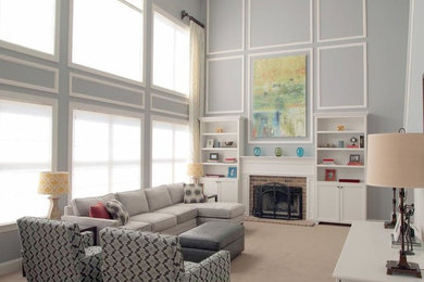 Family room - family room idea in Denver