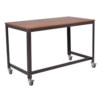 industrial rolling desk