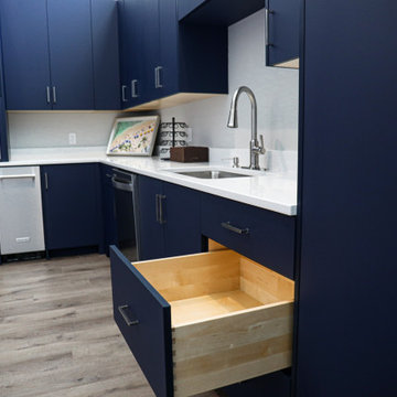 Modern Matte Blue