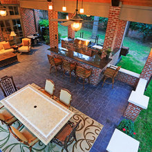 Outdoor kitchen and patios