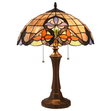 CHLOE Lighting CH3T231BV16-TL2 MONROE Dark Bronze 2 Light Victorian Table Lamp