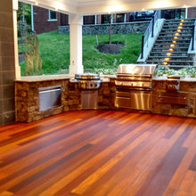 outdoor kitchen bar