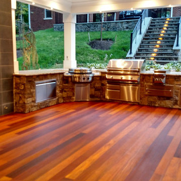 McLean Infinity Pool, Pavilion, & Terraced Patios