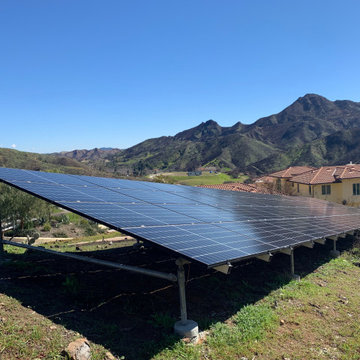 Ground mount 13kw solar system installation