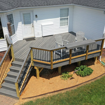 Trex Transcends Deck with Railing Bar Top