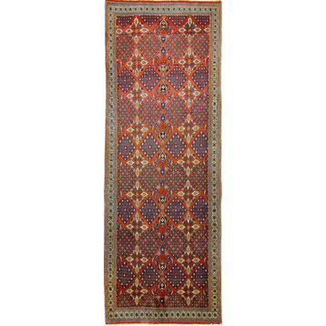 Persian Rug Birdjand 9'5"x3'3" Hand Knotted
