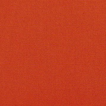 Bright Orange Solid Woven Cotton Preshrunk Canvas Upholstery Fabric By The Yard