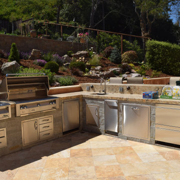 Mediterranean Backyard Transformation - Tiburon, CA