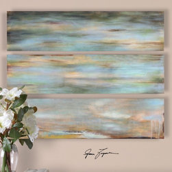 Uttermost K19E - Horizon View Hand Painted Panel Set/3 - Products