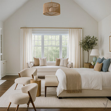 Coastal E-Design Bedroom California