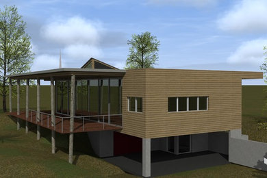 Maison passive dans l'arrière-pays niçois