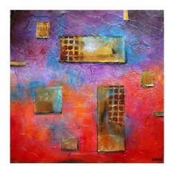 Conversations at Dusk I...(SOLD) - Mixed Media Art