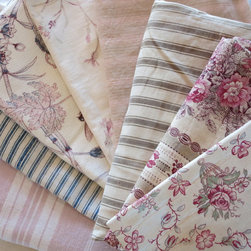 19th century French floral textiles offered by Claudia Barber - Fabric