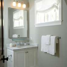 Powder room window treatment