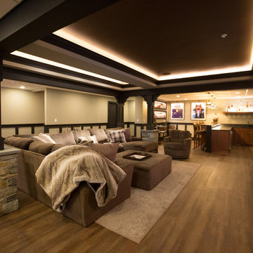 Bucks County Style Basement in Perkasie, PA