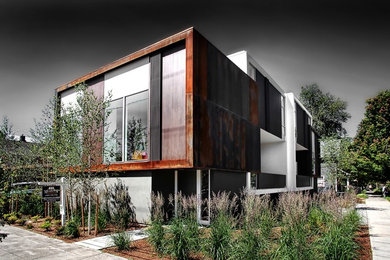 Inspiration for a modern exterior in Portland.