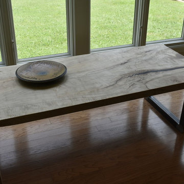 live edge maple coffee table