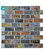 A17014, Self-Adhesive Mosaic Tile Backsplash Color Subway Tile, Set of 10