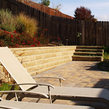 Pavers Patio After a Light Rain, Lompoc CA