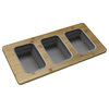 Workstation Serving Board With 3 Containers A-908