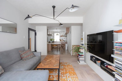 Example of a danish living room design in Tokyo