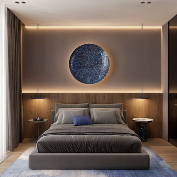 Спальня с цветом Электрик  Bedroom in Electic Colore