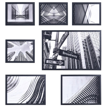 Cityscape Wall Accent, Black and White Photography Prints