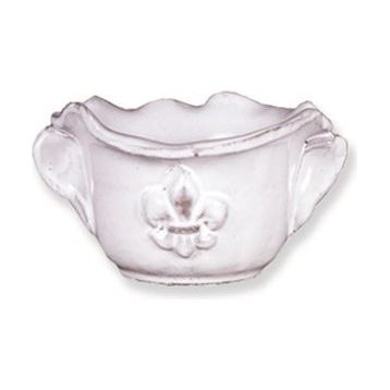 Fleur-de-Lis 2-Handled Bowls, Set of 4