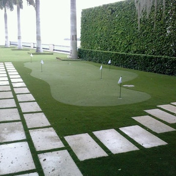 Golf and Putting Greens with Artificial Grass