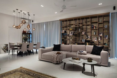 Design ideas for a living room in Singapore.