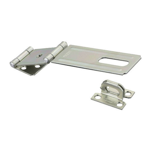 National Hardware N103-291 Double Hinge Safety Hasp, 4-1/2", Zinc Plat