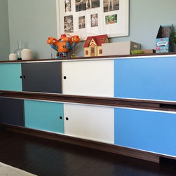 Childrens' Room Cabinet - Walnut & Laminate - Products