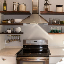 Creative use of space around range hoods