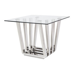 Sorrento Stainless Steel Side Table - Side Tables And End Tables
